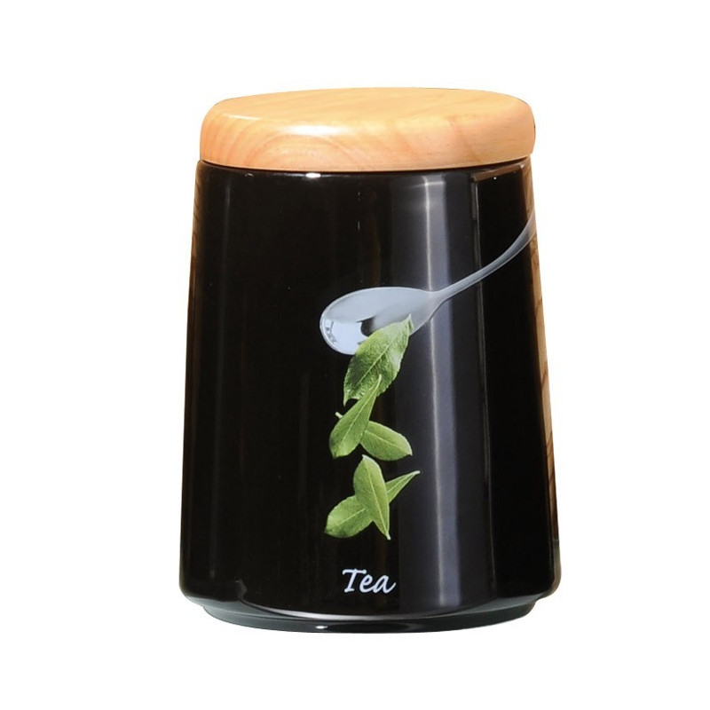 Bote negro cerámica