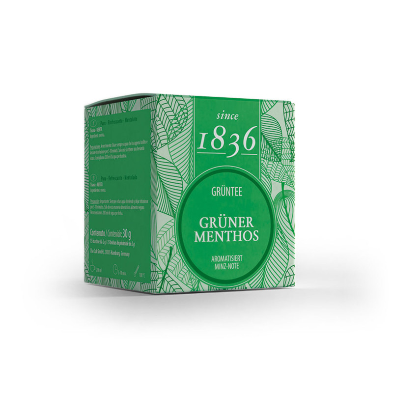 Té verde con menta